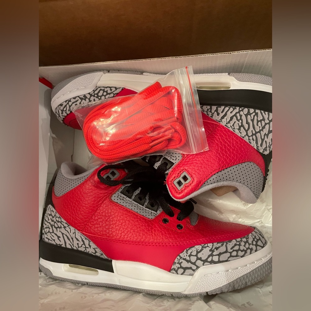 Air Jordan 3 Red Cement.  Brand new.   Never worn.